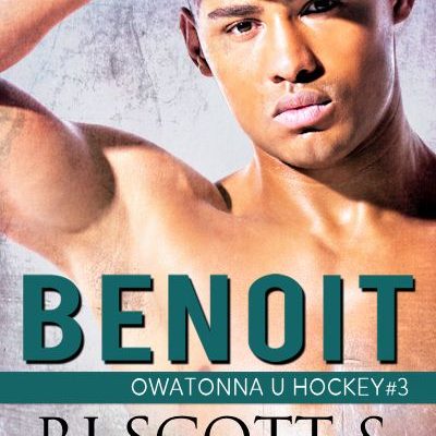 Benoit (Owatonna U #3) with RJ Scott