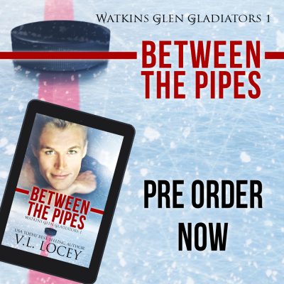 Cover Reveal & Preorder Link – Between the Pipes (Watkins Glen Gladiators #1)
